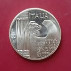 Италия. монетовидный жетон. 20 лир 1943 г. Муссолини MCMXLIII ITALIA.