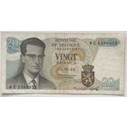 Бельгия 20 франков 1964 г.