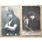 Два фото женщины в шляпке. 1926, 1927 гг. Иудаика. 9х14 см. Цена за 1.