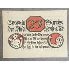 Нотгельд 25 пфеннигов 1920 год. Лорх-на-Рейне. Веймарская республика.