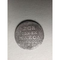2 гроша 1767 г. FS. Речь Посполита