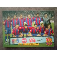 Открытка в мире футбола Барселона