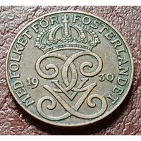 Швеция 2 эре, 1930    ( 2-1-6 )