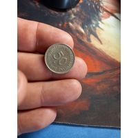 50 пфеннигов 1980 г. F Германия