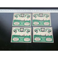 Германия-нотгельд   50 ПФЕННИГОВ 1921 Kitzingen Китцинген