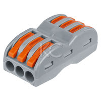 Строит-монтаж. клемма проходная 3х3 СМК-223