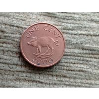 Werty71 Бермудские острова Бермуды 1 цент 2000 Кабан