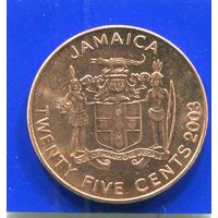 Ямайка 25 центов 2003