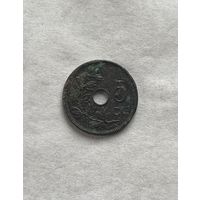 Бельгия 5 сантимес 1914