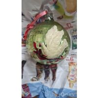 Игрушка елочная. СССР. Нечастая. Голубь мира
