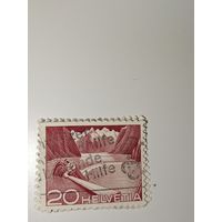 Марка Швейцария 1949 год стандартый выпуск,озеро Гримзель