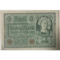 Банкнота 50 марок 1920 год. Веймарская республика. С рубля без МЦ.