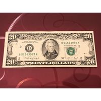 20 долларов США 1990, (B) New York