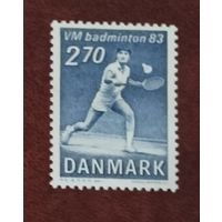 Дания** спорт бадминтон полная серия без наклеек и их следов