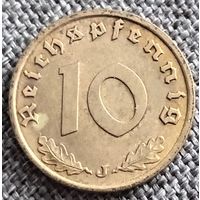 10 рейхспфеннигов 1937 J