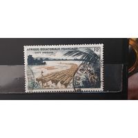 РАСПРОДАЖА ФРАНЦИЯ 1955г. Экваториальная Африка. Полная серия. Гаш.