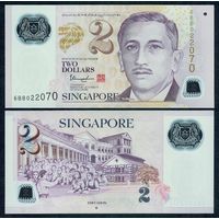 Сингапур 2 доллара 2018-2020 год, UNC