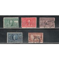 США-1904, (Скотт.323-327), гаш. , Продажа Луизианы (полная серия)