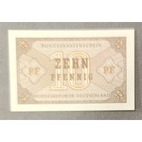 10 пфеннигов 1967 года - ФРГ - UNC