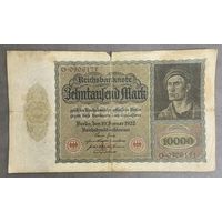 Банкнота 10000 марок 1922 год. Веймарская республика.