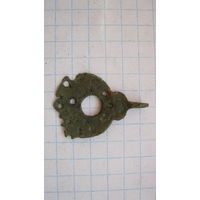 Древняя привеска, серьга. Бронза.