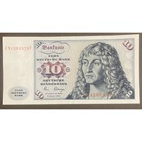 Банкнота 10 марок 1980 год. ФРГ. Альбрехт Дюрер. НЕ БЫЛА В ОБОРОТЕ.