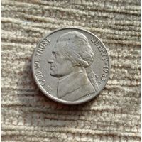 Werty71 США 5 центов 1983 D Белый дом Джефферсон