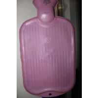 Качественная грелка СССР КРАСИВЫЙ СИРЕНЕВЫЙ ЦВЕТ 1991 ГОД