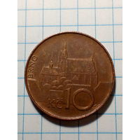 10 крон Чехия 1994 год