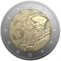 Латвия 2 евро, 2022 35 лет программе Эразмус UNC