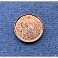 Испания 1 евроцент 2020