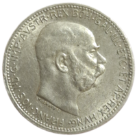 1 крона 1916 Австрия яркая