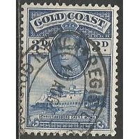 Золотой Берег. Король Георг VI. Крепость Кристиансберг. 1938г. Mi#109.
