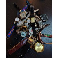 Большой лот б\у часов 22 штуки