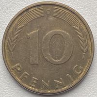 Германия 10 пфеннигов 1986 г. D