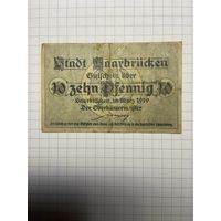 10 пфенигов (нотгельды) г. Германия.-2012