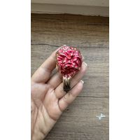 Елочная игрушка цветок ссср