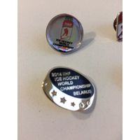 Значки чемпионата мира по хоккею цена за штуку (спешите, остались единицы) // Minsk Icehockey Championship Pins