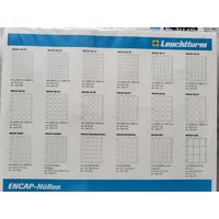 Leuchtturm ENCAP 38/39 листы для монет на 20 ячеек 45 мм! Под унцовки! Целая упаковка! Leuchtturm Grande ENCAP 44/45! Пачка 2 шт! Германия, Лёйхтурм, Leuchtturm! ВОЗМОЖЕН ОБМЕН!