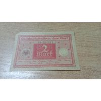 2 марки 1920 года Германии 584991 красная