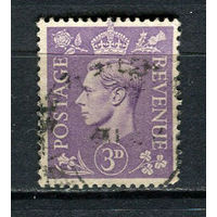 Великобритания - 1941/1948 - Король Георг VI 3P - [Mi.226x] - 1 марка. Гашеная.  (Лот 15Gk)-T2P44