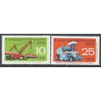 ГДР. Лейпцигская осенняя ярмарка. 1974г. Mi#1973-74. Серия.