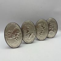 Миниатюрные барельефы ручной работы Ангелы 4 сезона. Италия. Арт 3503