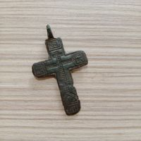 Мужской нательный православный крестик времен правления Ивана Грозного