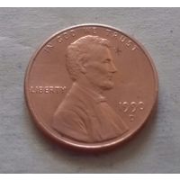 1 цент США 1990 D