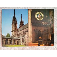 Швейцария, Базель. Собор с монастырём. Окно Колёса Фортуны