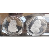 1 рубль.Национальный костюм, Кобинский строй 2021г, Калинковичский строй 2023г. Новая серия!!