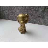 Фигурка собачки, латунь, Европа.