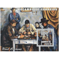 Мозамбик 2001 Живопись Поль Сезанн    MNH