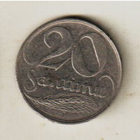 Латвия 20 сантим 1922 2